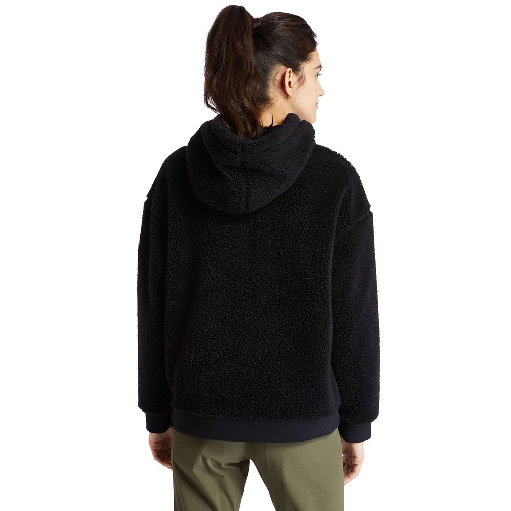 Sudadera Timberland Mujer Recycled-Fleece Negras - Chile BON-910638